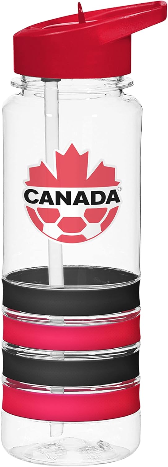Inglasco Canada Soccer 25 oz Banded Water Bottle
