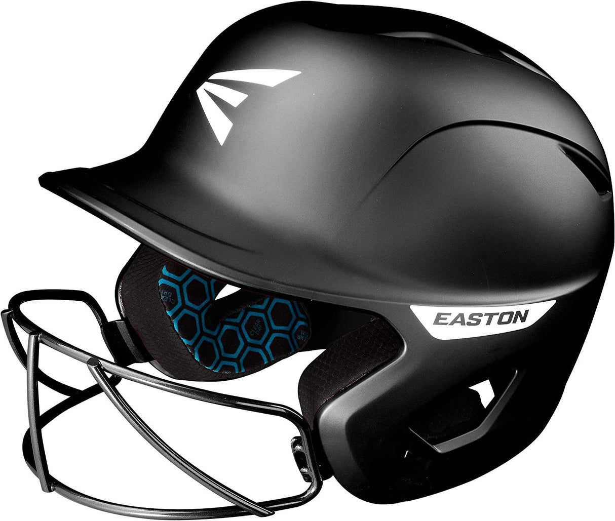 EASTON GHOST™ FASTPITCH BATTING HELMET W/CAGE L/XL SOLID BLACK