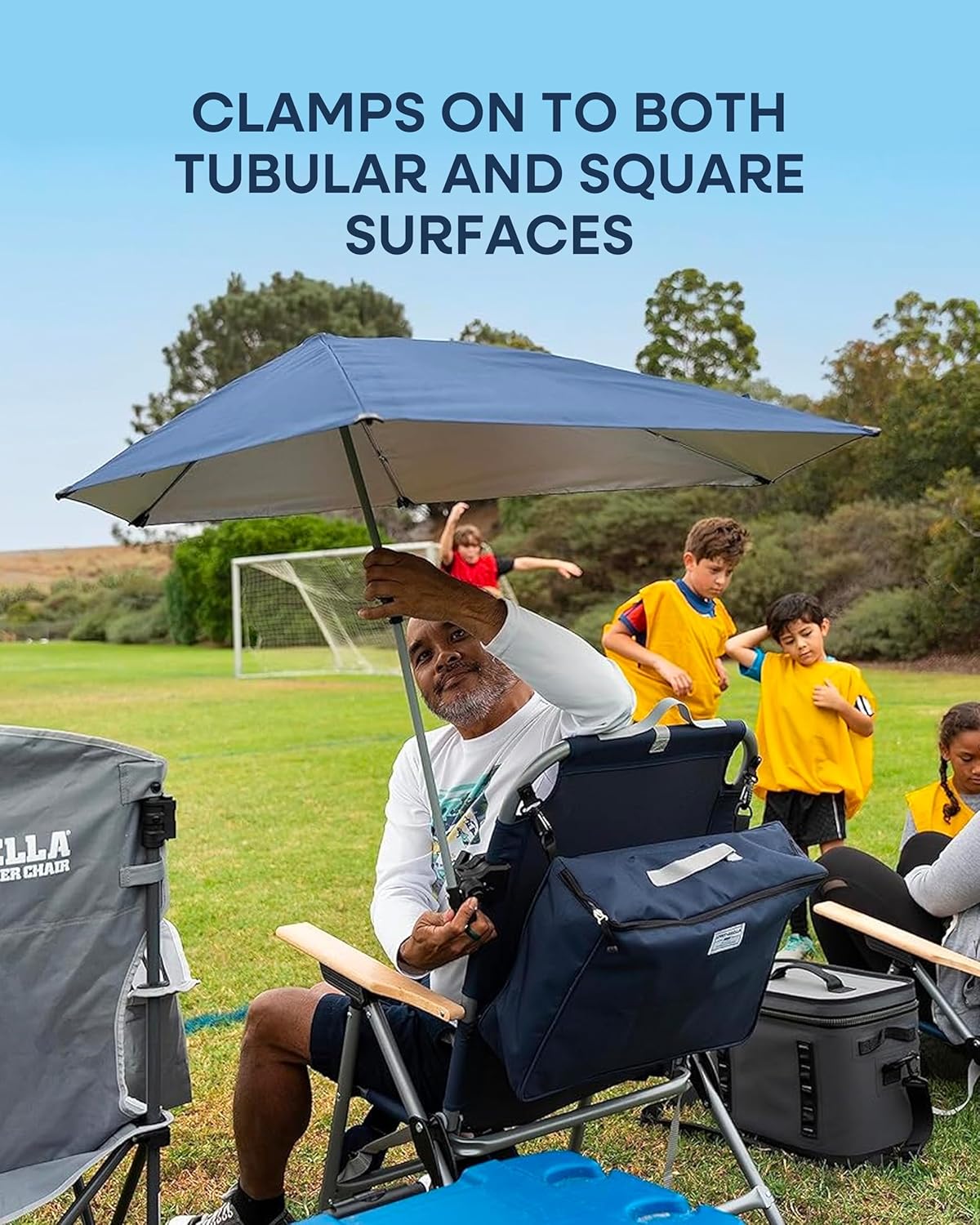 SKLZ Versa-Brella UPF 50+ Personal Sun Shade - Portable Umbrella for Sports & Outdoors