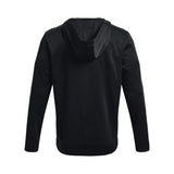 Under Armour Men's Black/White Baseball Graphic Pullover Hoodie In Medium