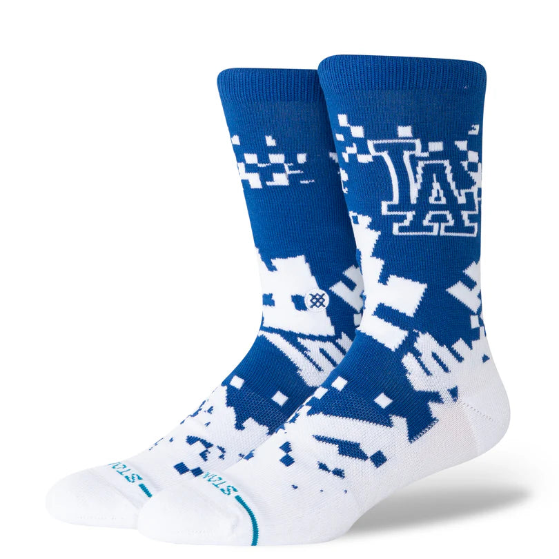 Stance Pixel Los Angeles Dodgers Socks