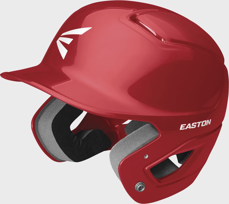 Easton Alpha 1-Tone Baseball Batting Helmet - Red - TBall/Small