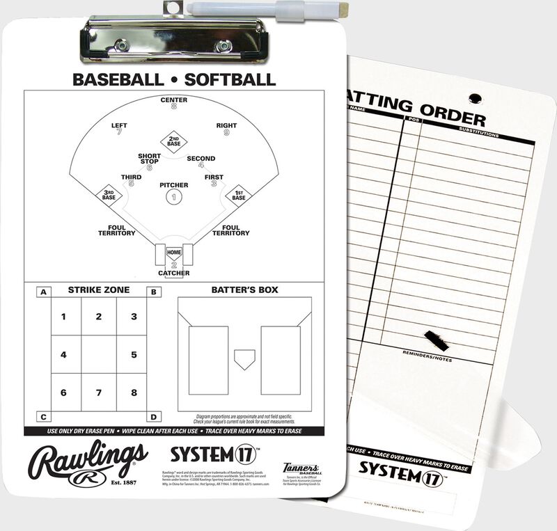 Coaches Baseball Clipboard