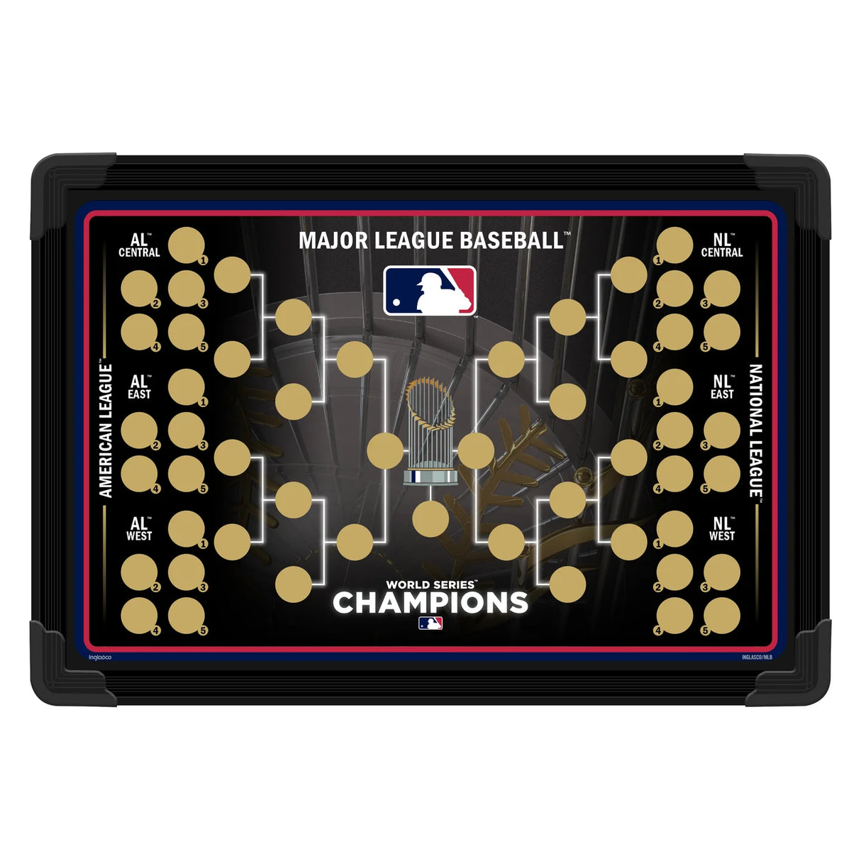 Inglasco MLB Playoffs 2026 Magnetic Standing Board