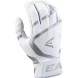 EASTON TBALL MAV GT BASEBALL BATTING GLOVES- WHITE/WHITE