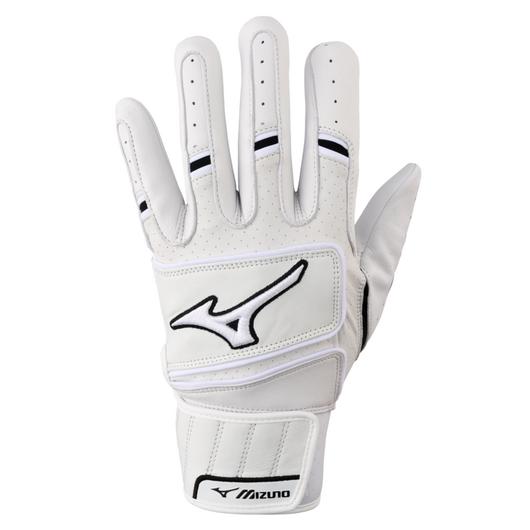 MIZUNO PRO SELECT YOUTH BATTING GLOVES - WHITE