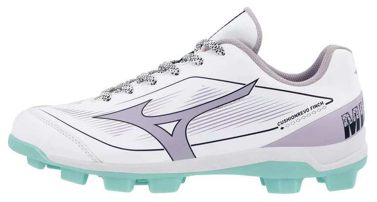 2027 Mizuno Girl's CushionRevo Finch Jr Molded Cleats