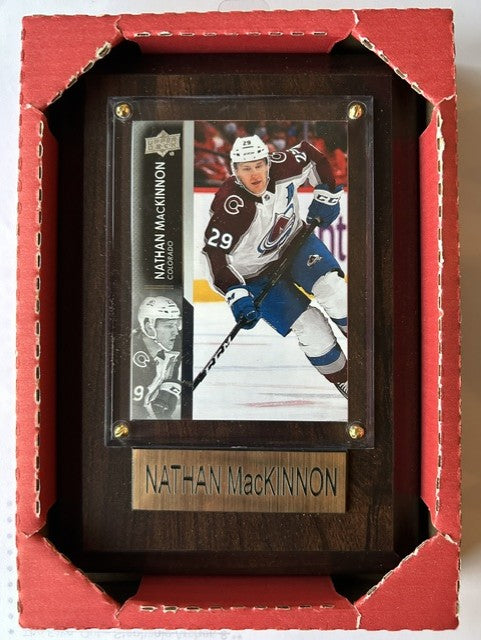 Nathan MacKinnon 4 X 6 Hockey Card Plaque