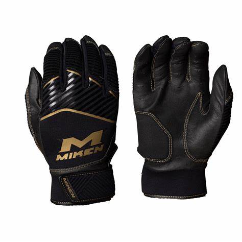 Miken Pro MK7X Gold Batting Gloves