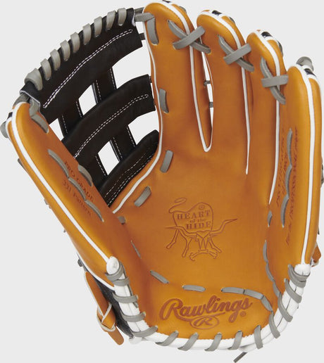RAWLINGS HEART OF THE HIDE HYPER SHELL 12.75" OUTFIELD BASEBALL GLOVE LHT - PRO3319-6TBCF