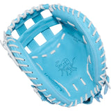 Rawlings 2027 Heart of the Hide 34" Fastpitch Softball Catcher's Mitt - PROCM34FP-24CBW