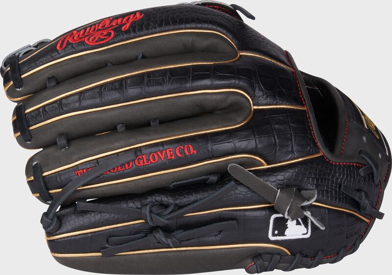 RAWLINGS HEART OF THE HIDE CROC LEATHER OUTFIELD BASEBALL GLOVE 12.75" LHT - PROR3319-6DS