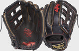 RAWLINGS HEART OF THE HIDE CROC LEATHER OUTFIELD BASEBALL GLOVE 12.75" LHT - PROR3319-6DS