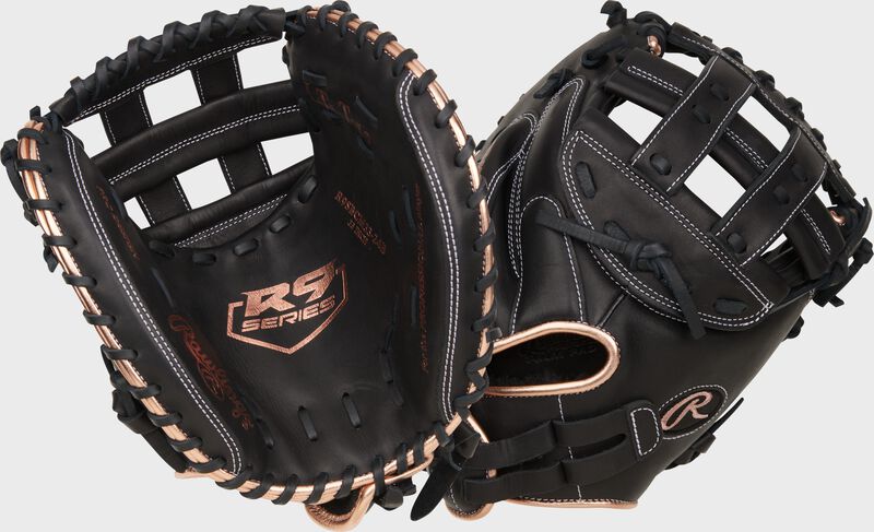 R9 Series 33-Inch Fastpitch Catcher's Mitt, Right Hand Throw