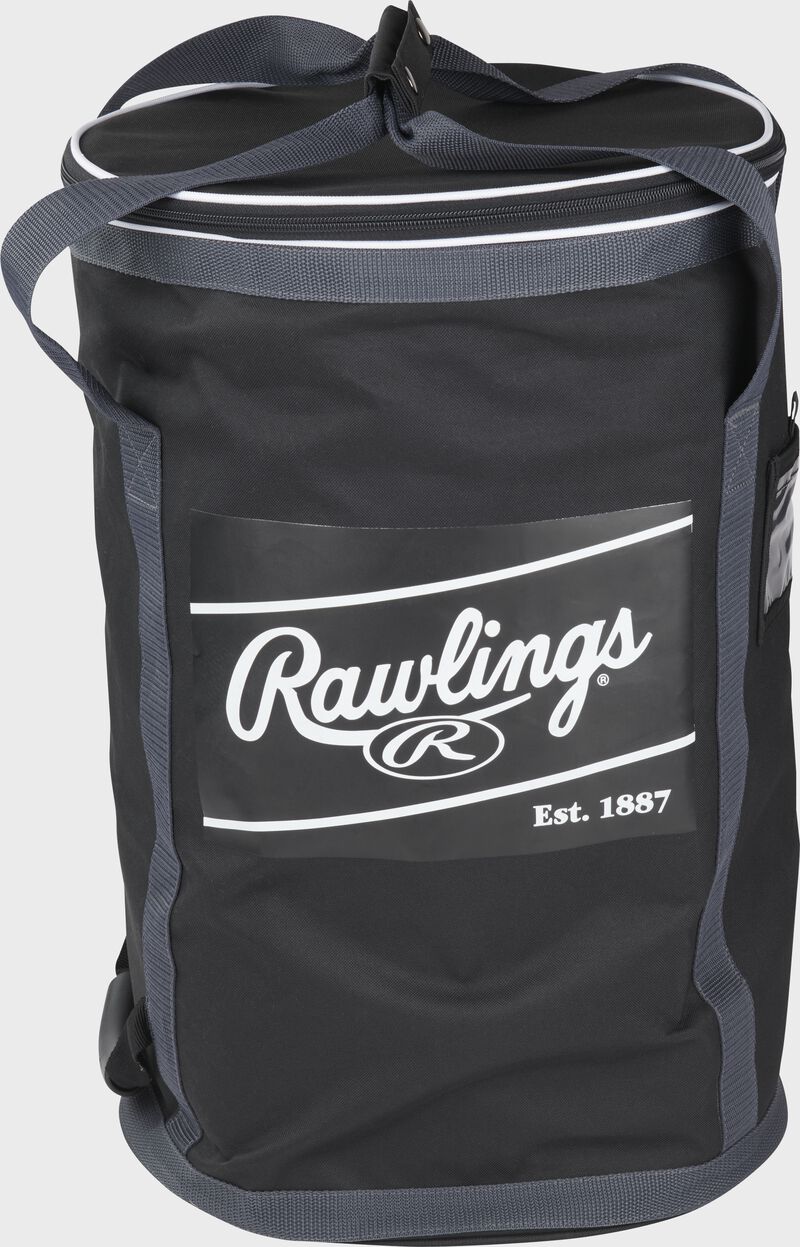 RAWLINGS SOFT SIDED BALL BAG (3 DZ.) - BLACK