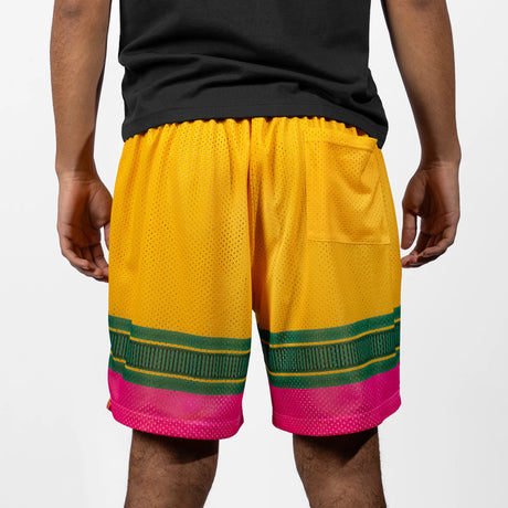 Victus Yellow Mesh Pencil Short - Adult