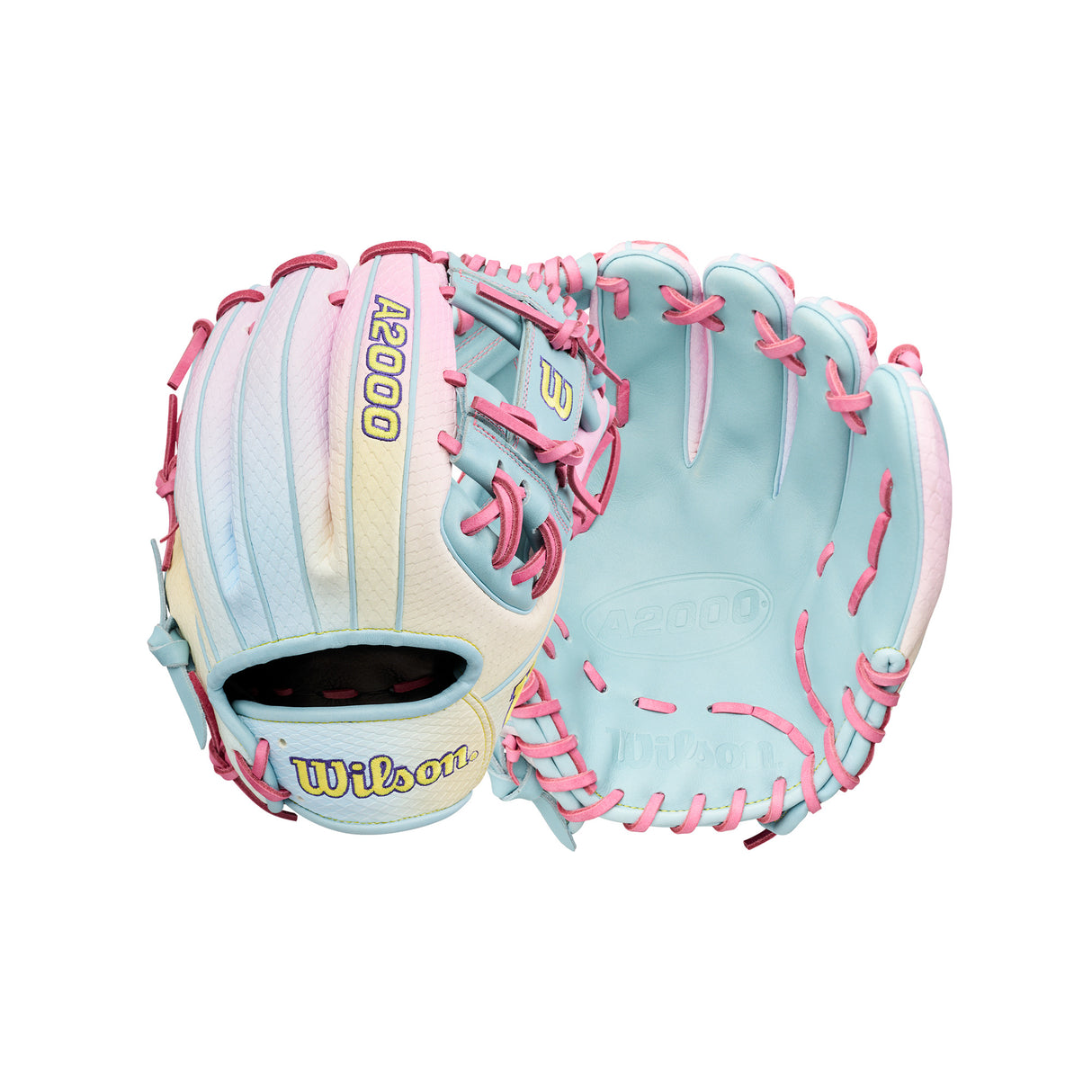 Wilson April 2026 A2000 1786 Pastel Clouds Glove of the Month - WBW104645115