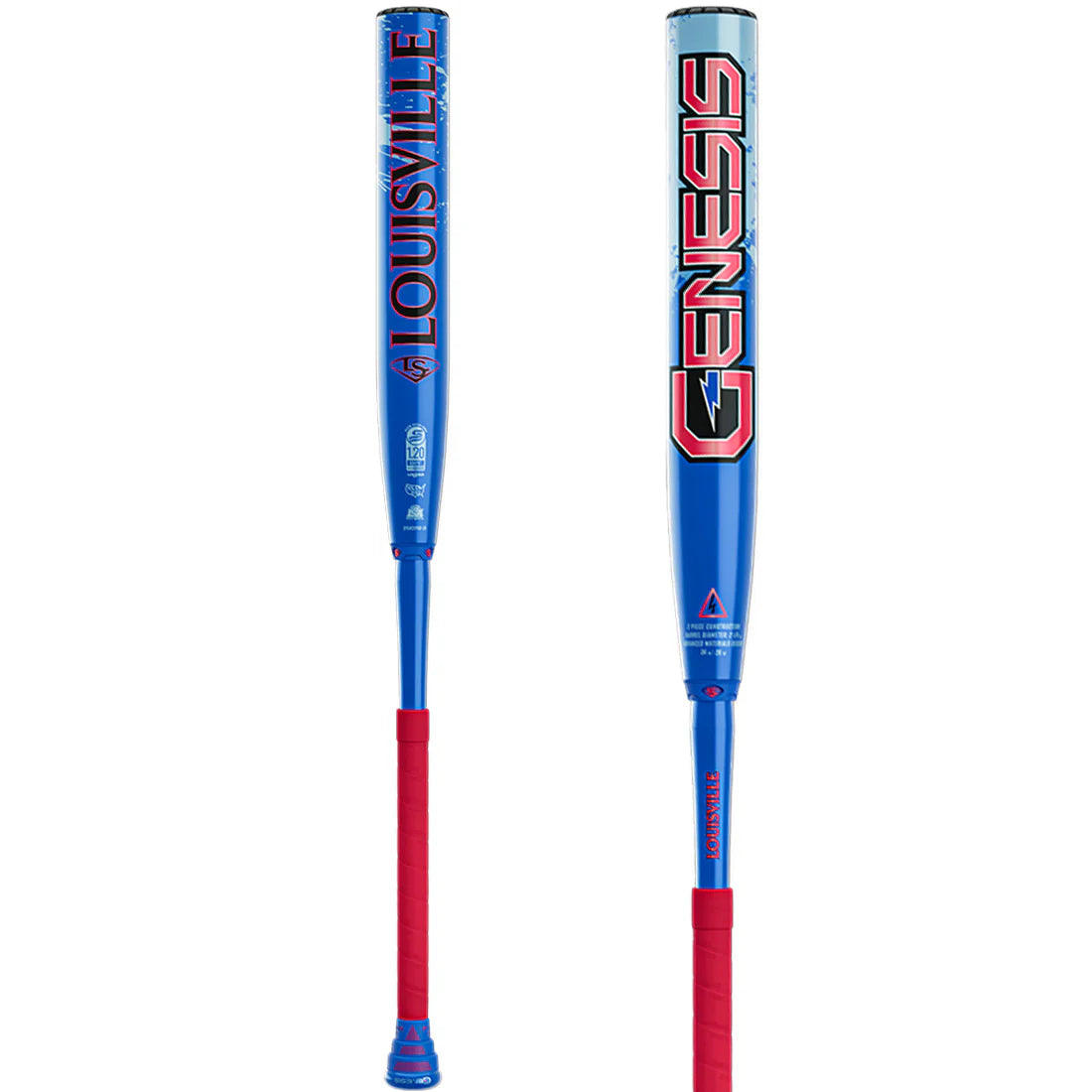 Louisville Slugger 2026 Genesis 2PC "Splatter" 12" Balanced Slowpitch Softball Bat: WL2601301