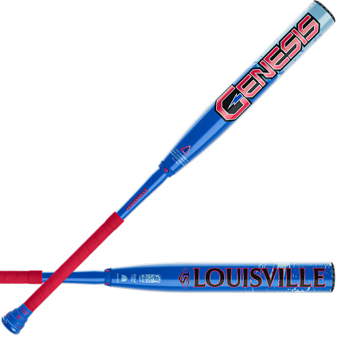 Louisville Slugger 2026 Genesis 2PC "Splatter" 12" Balanced Slowpitch Softball Bat: WL2601301