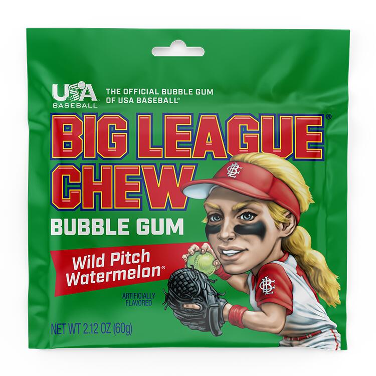 Big League Chew Wild Pitch Watermelon Gum