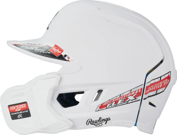 Rawlings Mach Fit Batting Helmet With Reversilble Extension