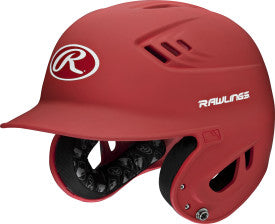 RAWLINGS R16/VELO 1-TONE BASEBALL HELMET SR MATTE SCARLET