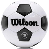 New WILSON Traditional Soccer Ball White/Black