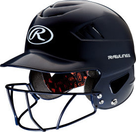 RAWLINGS COOLFLO BATTING HELMET W FACEMASK