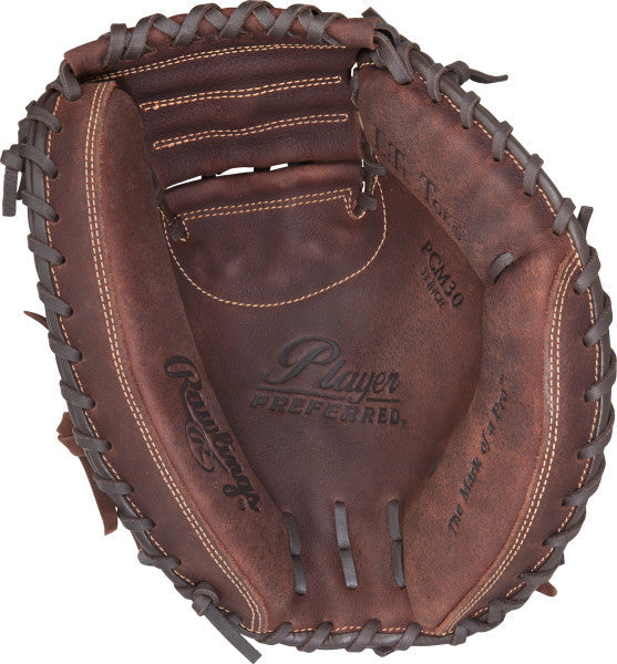 RAWLINGS "PLAYER PREFERRED" ADULT SERIES-CATCHERS MITT SOFTBALL GLOVE 33" RHT