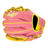 Rawlings Heart of the Hide ContoUR Fit 11.5" Pink Infield Baseball Glove - PROR204U-2P