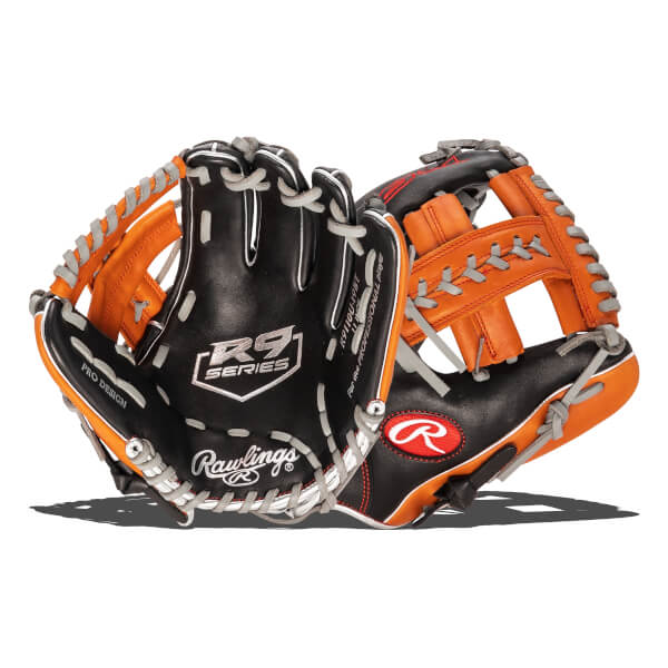 Rawlings R9 Contout Series 11" Youth Infield Baseball Glove - R911OU-19BT
