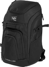 RAWLINGS FRANCHISE2 BACKPACK EQUIPMENT BAG - BLACK